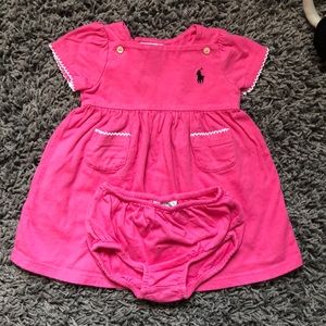 Ralph Lauren 6 month baby girl dress set